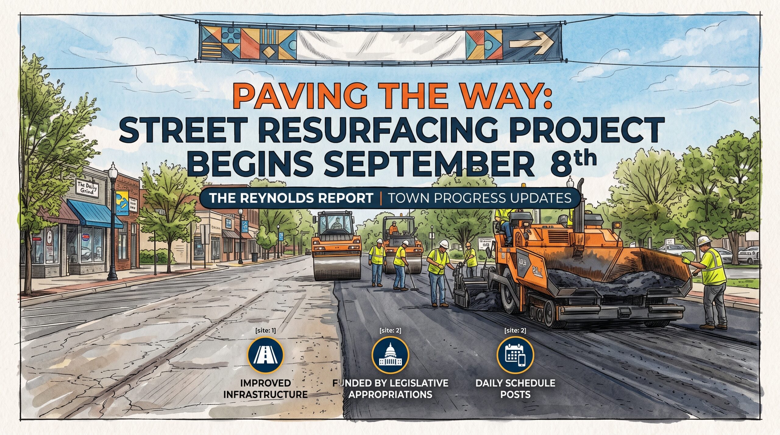 Paving the Way: Street Resurfacing Project Begins September 8th!